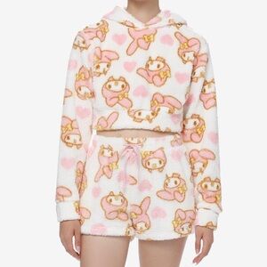My Melody Allover Print Sherpa Lounge Set Sanrio Hello Kitty Hot Topic‎